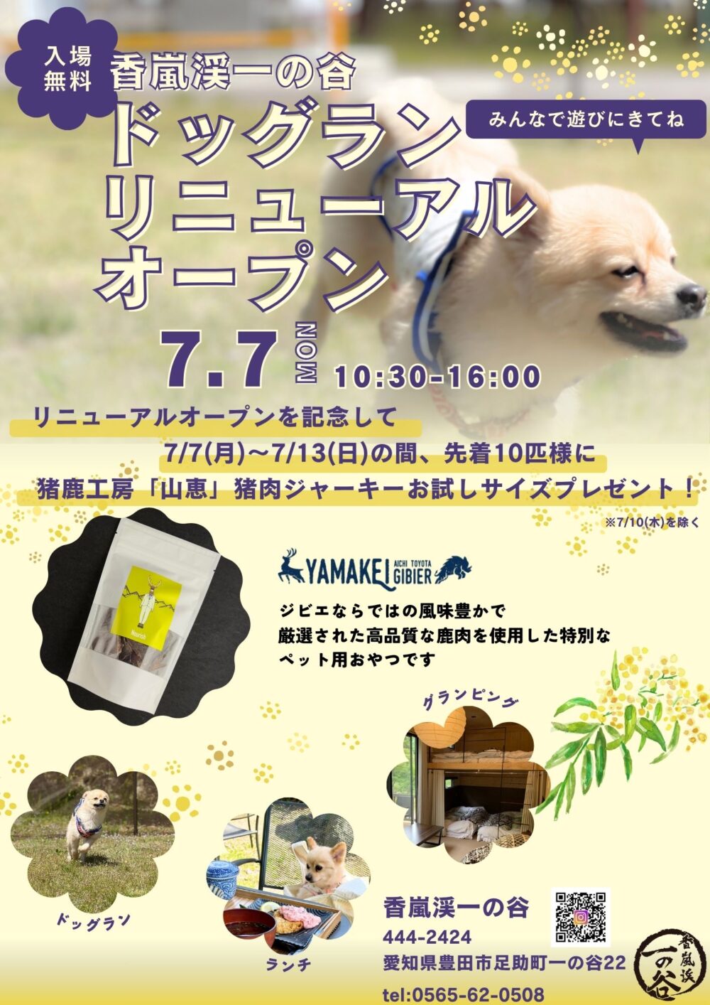 ドッグランリニューアルオープン